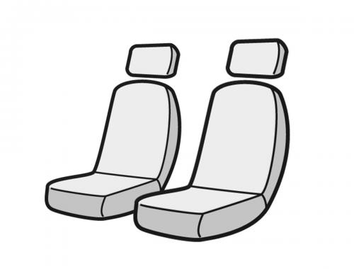 三菱 ミニキャブ U61T U62T ヘッドレスト分割型 フロント レザー シートカバー 運転席 助手席 セット