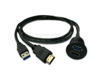ジムニー/JB64W 専用 HDMI USB 増設ポート セット