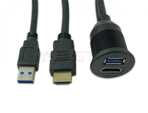 ジムニー/JB64W 専用 HDMI USB 増設ポート セット