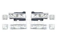 シボレー サバーバン クリスタル ヘッドライト コーナーランプ 左右セット 社外品