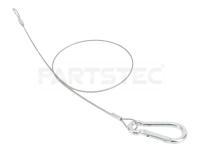 マフラーカッター落下防止ワイヤー 43cm