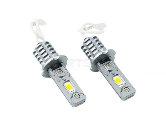 12V/24V対応  H3 LED フォグバルブ 2個セット 100W級 アルミヒートシンク