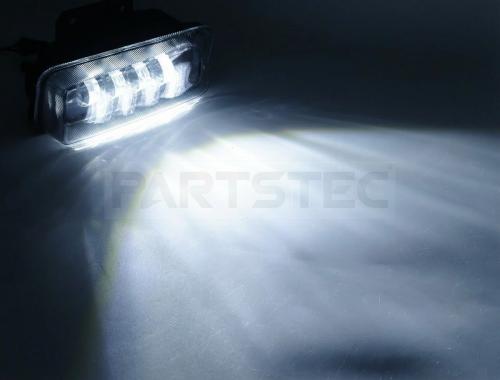 いすゞ 07エルフ ホワイトLED フォグランプ 左右セット