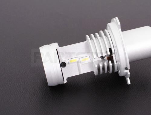 H4 LEDヘッドライトバルブ ワンタッチ取付 ハロゲンバルブサイズ  2個セット
