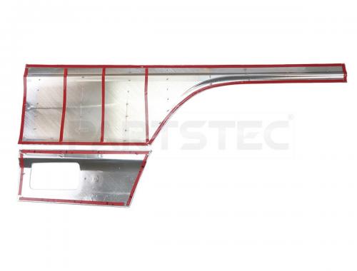 07エルフ ローキャブ メッキ ドア+ドアアンダーカバー ガーニッシュ 左右セット