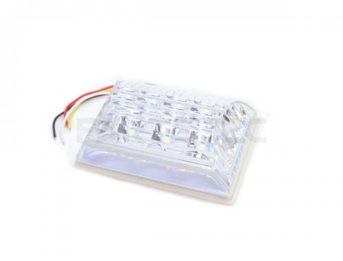 24V汎用 角型LEDサイドマーカー ダウンライト付き ホワイト 2個
