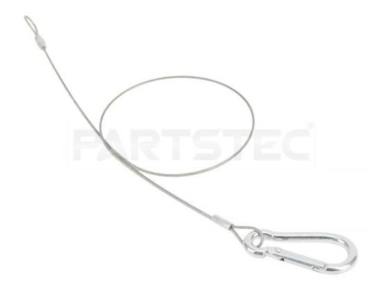 マフラーカッター落下防止ワイヤー 43cm