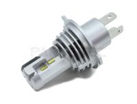 バイク H4 LEDヘッドライト フィリップス製ZESチップ ハロゲンバルブサイズ  1個