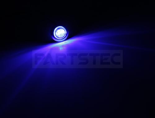 丸型 埋め込みタイプ LED スポットライト マーカー オレンジ/ブルー