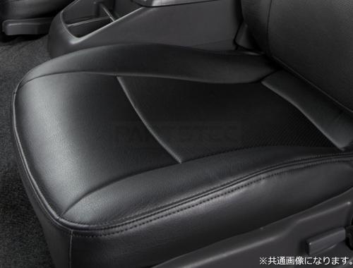 マツダ ロードスター NB6 NB8 前期 ヘッドレスト一体型 フロント レザー シートカバー 運転席 助手席 セット ブラック