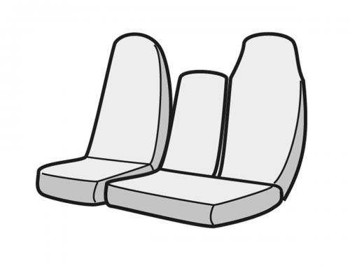 いすゞ エルフ100 F24 標準キャブ DX カスタム ヘッドレスト一体型 フロント レザー シートカバー 運転席 助手席 セット