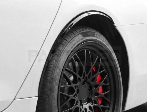 汎用 オーバーフェンダーモール 72cm ピアノブラック