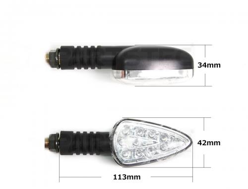 バイク LEDウインカー 2個セット Bタイプ