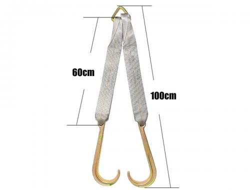 Jフックベルト リング付き 長さ1m