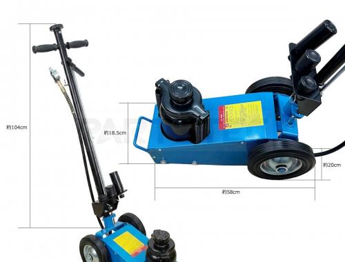 大型トラック対応 エアー油圧ジャッキ 35t