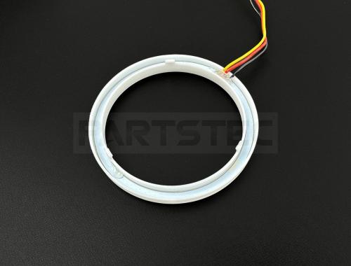 90Φ COB イカリングLED アンバー/ホワイト