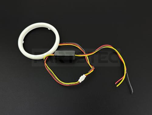 90Φ COB イカリングLED アンバー/ホワイト