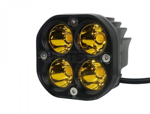 12V/24V イエロー LED ワークライト 2個セット