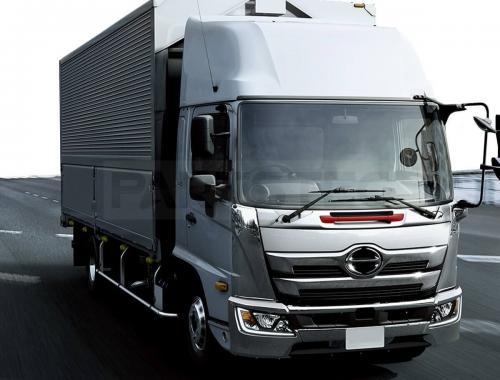 日野 17レンジャー 専用 メッキ フロントグリップ カバー