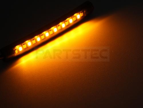 ツインカラー LEDテープライト 2個セット レッド/オレンジ