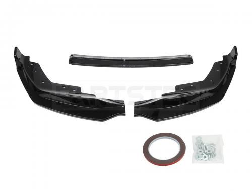 BMW 3シリーズ G20/G21 Mスポーツ専用 3分割フロントリップスポイラー ピアノブラック