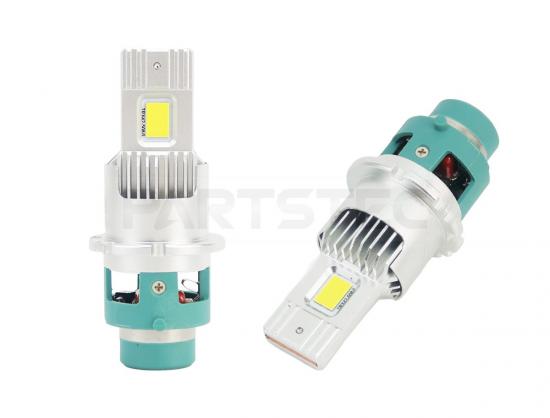 D4C D4S/D4R兼用 HID変換 LEDヘッドライトバルブ(台座:グリーン)