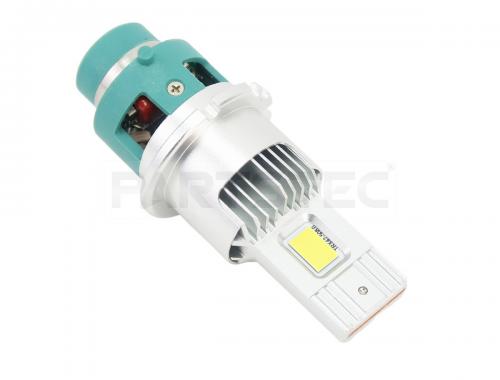 D4C D4S/D4R兼用 HID変換 LEDヘッドライトバルブ(台座:グリーン)