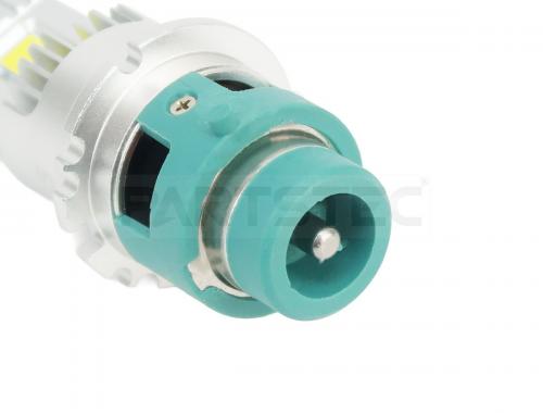 D4C D4S/D4R兼用 HID変換 LEDヘッドライトバルブ(台座:グリーン)