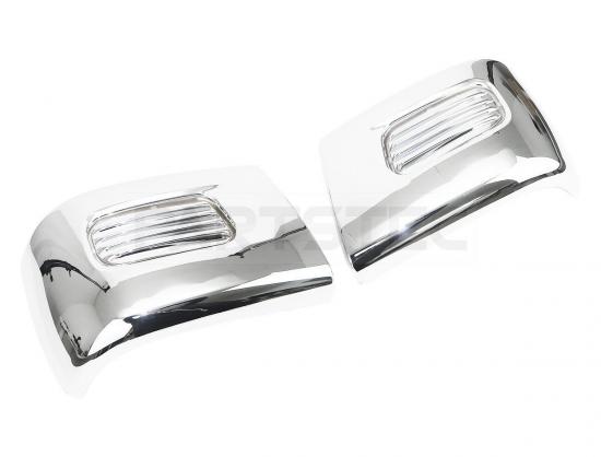 三菱ふそう  ブルーテックキャンター/ワイド メッキ フロントバンパートコーナー  左右セット