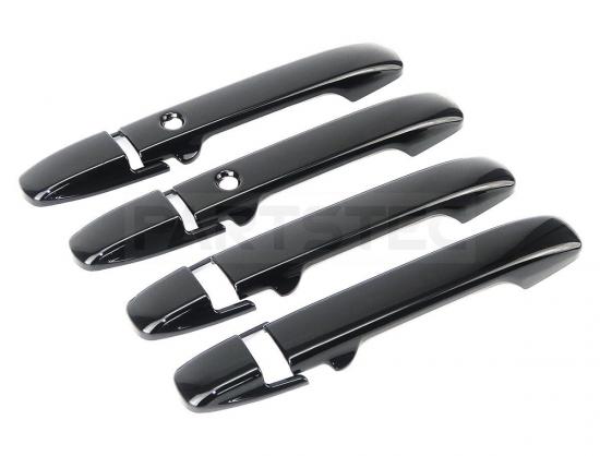 N-BOX/N-BOXカスタム JF3/JF4 ドアハンドルカバーセット ピアノブラック