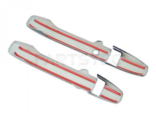 N-BOX/N-BOXカスタム JF3/JF4 ドアハンドルカバーセット ピアノブラック