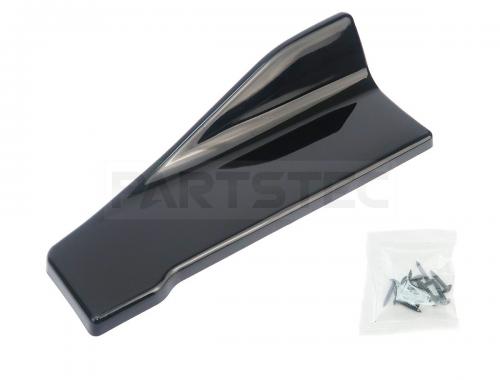 汎用タイプ サイドカナード ブラック 35cm