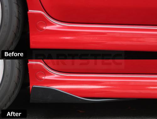 汎用タイプ サイドカナード ブラック 35cm