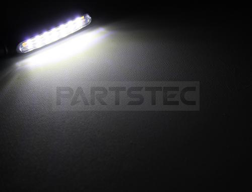 バイク LED 流れるウインカー ポジション ホワイト アンバー 左右セット