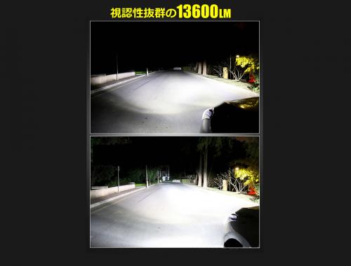 D2C D2S/D2R兼用 HID変換 LEDヘッドライトバルブ(台座:ブラック)