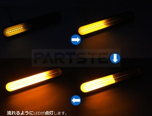 12V/24V LEDテールランプ シーケンシャルウインカー機能付き