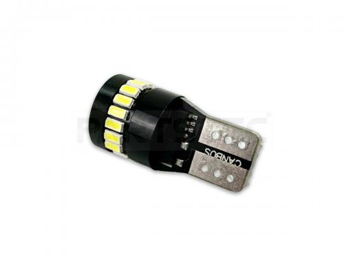 3014チップ 24発 T10 ホワイト LEDバルブ 2個セット