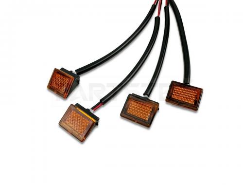 ランドクルーザー250 アンバーLEDグリルマーカー 4個セット