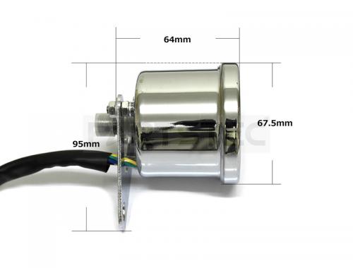 12V汎用　機械式　バイク　スピードメーター