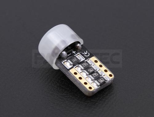 T10ウェッジ LEDバルブ 4014SMD×4 ホワイト発光 2個セット