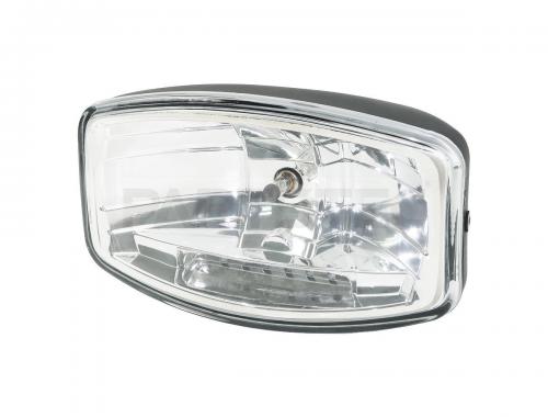 24Vトラック汎用  オーバルフォグランプ クリアレンズ 2個セット H7+LEDポジション