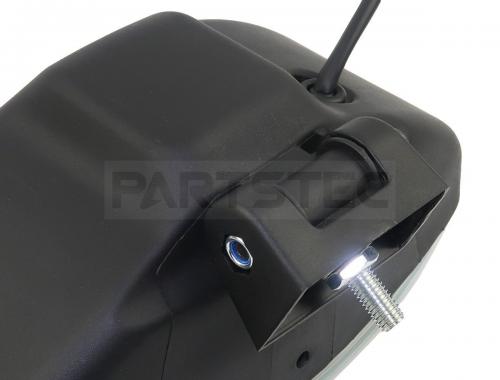 24Vトラック汎用  オーバルフォグランプ クリアレンズ 2個セット H7+LEDポジション