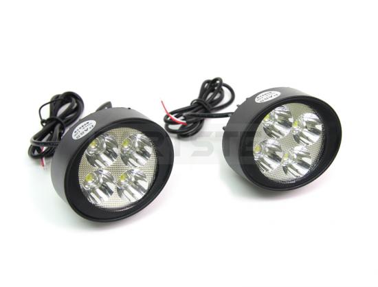 普通車/トラック/バイク DC12V/24V 汎用 LEDヘッドライト/フォグランプ