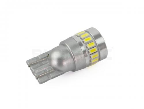 12V/24V T10/T16 LEDウェッジバルブ ホワイト 2個セット プロジェクター搭載