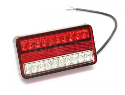 12V 汎用タイプ LED テールランプ 左右セット 反射板機能付 スモール/ブレーキ/ウィンカー