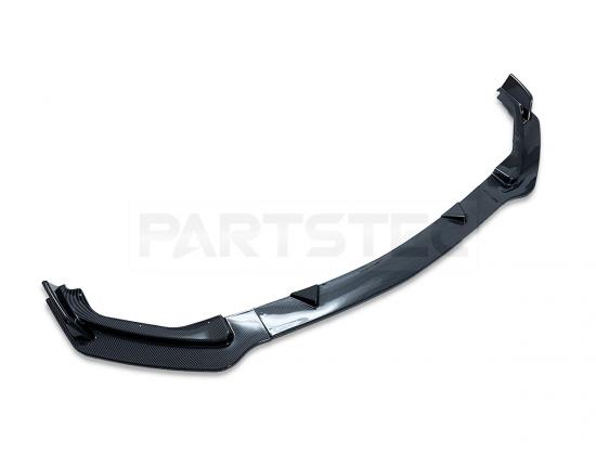日産 V37スカイライン 前期 3分割フロントリップスポイラー カーボン柄
