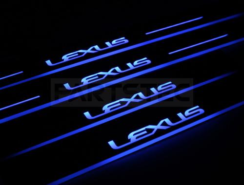 レクサス 流れる LEDスカッフプレート 4枚セット