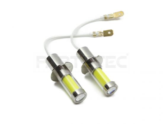 12V/24V H3 COB LEDバルブ 2個セット