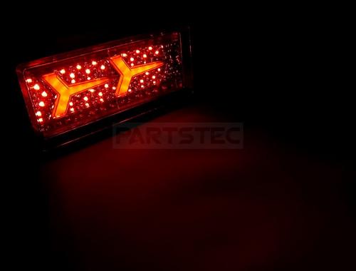 24V トラック 汎用 LED テールランプ 左右セット ランボルギーニタイプ