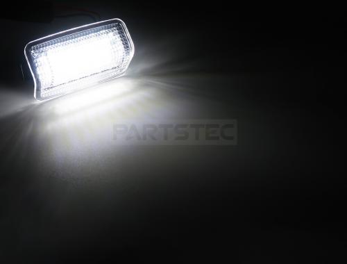 レクサス トヨタ ホワイト LED カーテシランプ 2個セット クリアレンズ